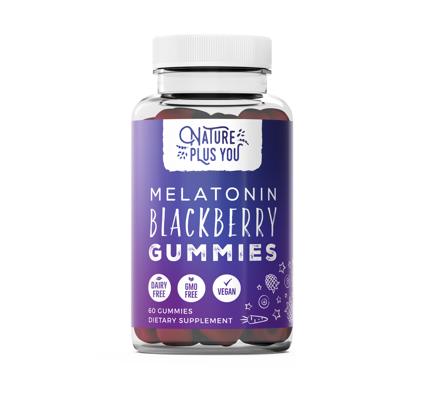 Melatonin Blackberry Gummies