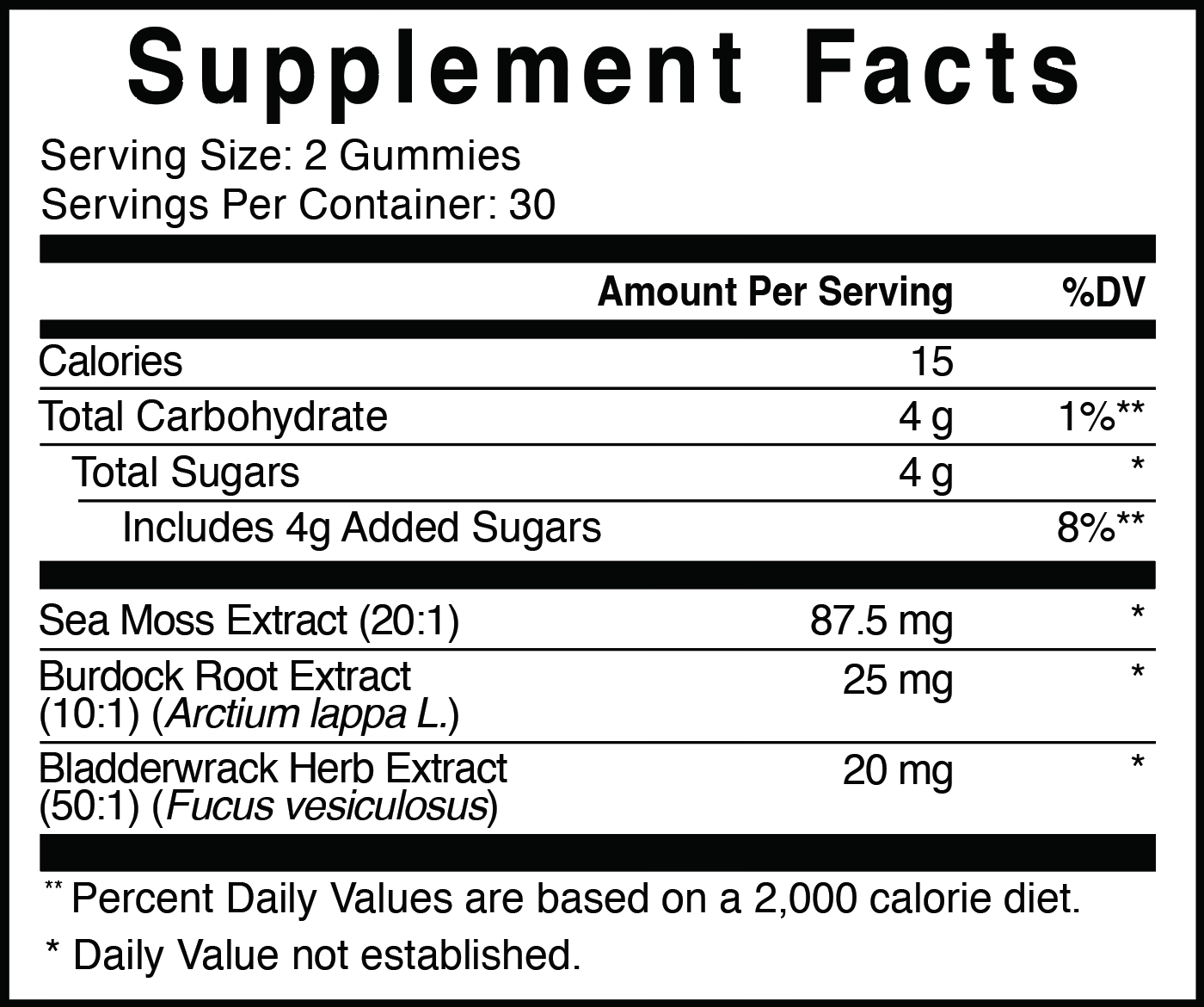 Sea Moss Gummies